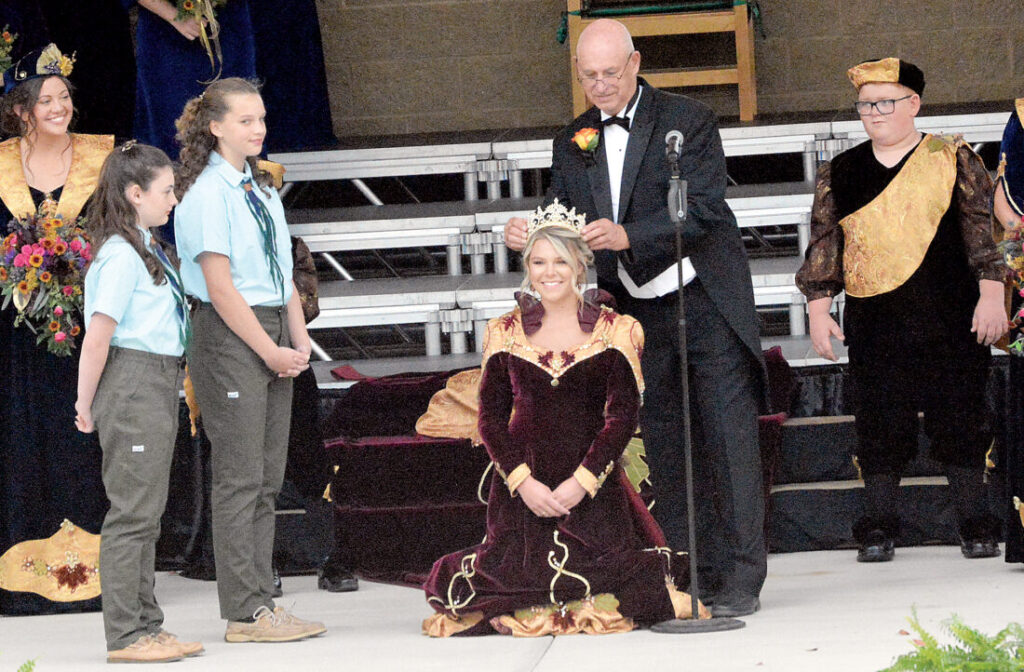 CORONATION Caroline Marie Fluke crowned Queen Silvia LXXXIV Elkins